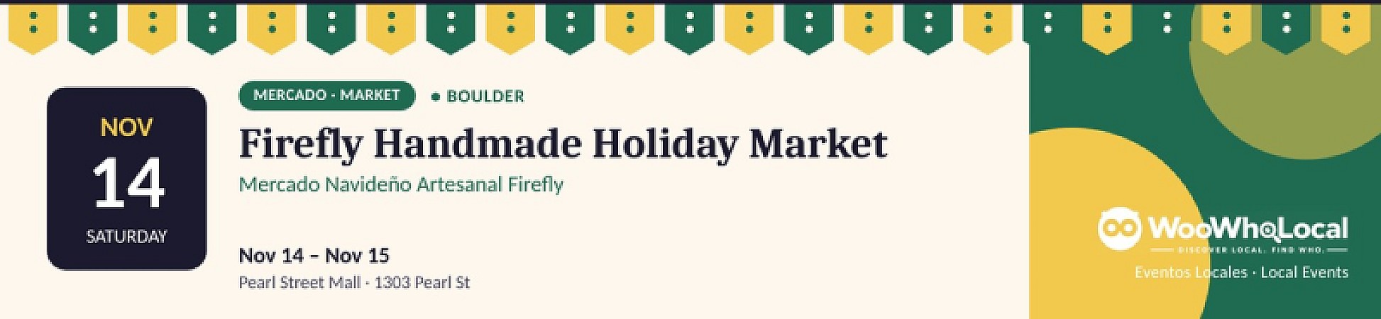 Firefly Handmade Holiday Market - Boulder