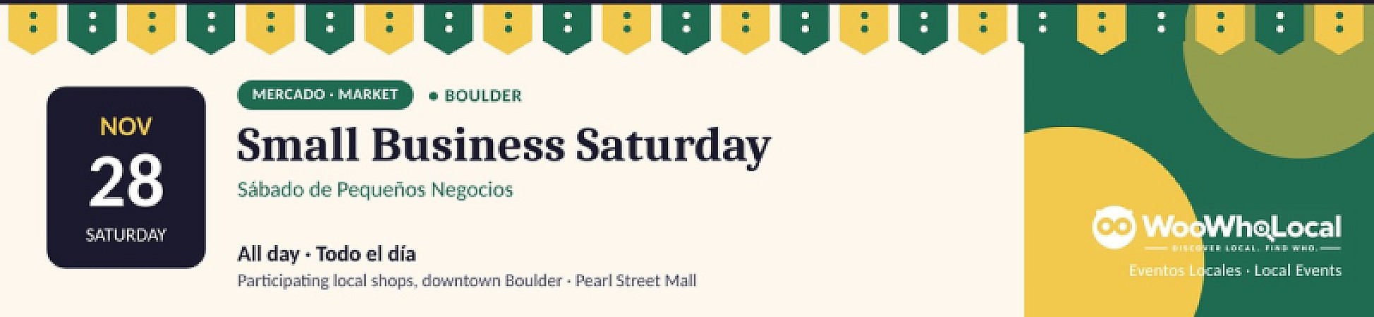 Small Business Saturday in Downtown Boulder