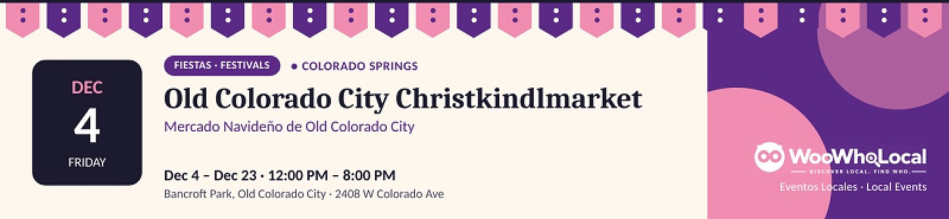 Old Colorado City Christkindlmarket