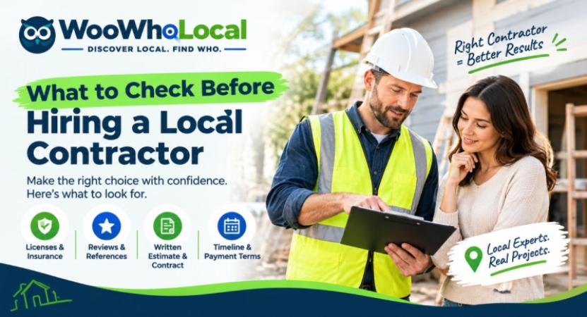 What to Check Before Hiring a Local Contractor